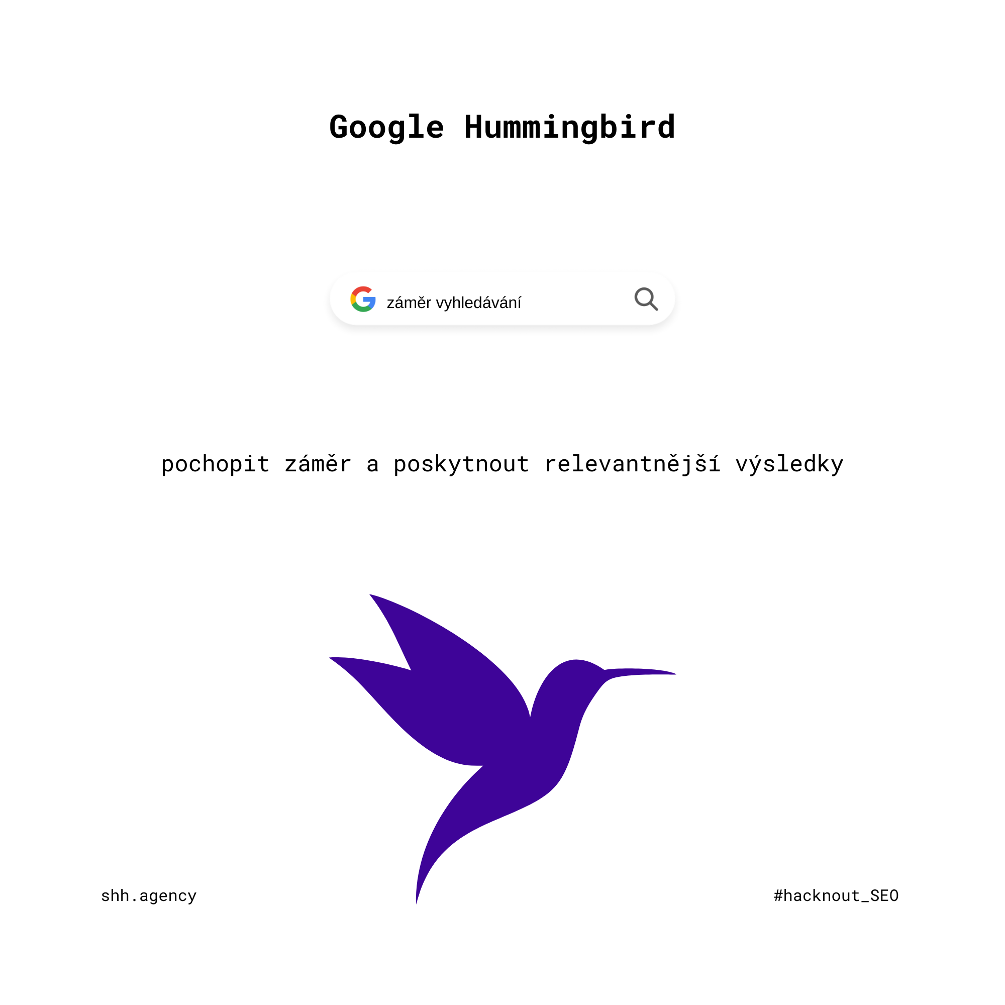 Google Hummingbird shh.agency