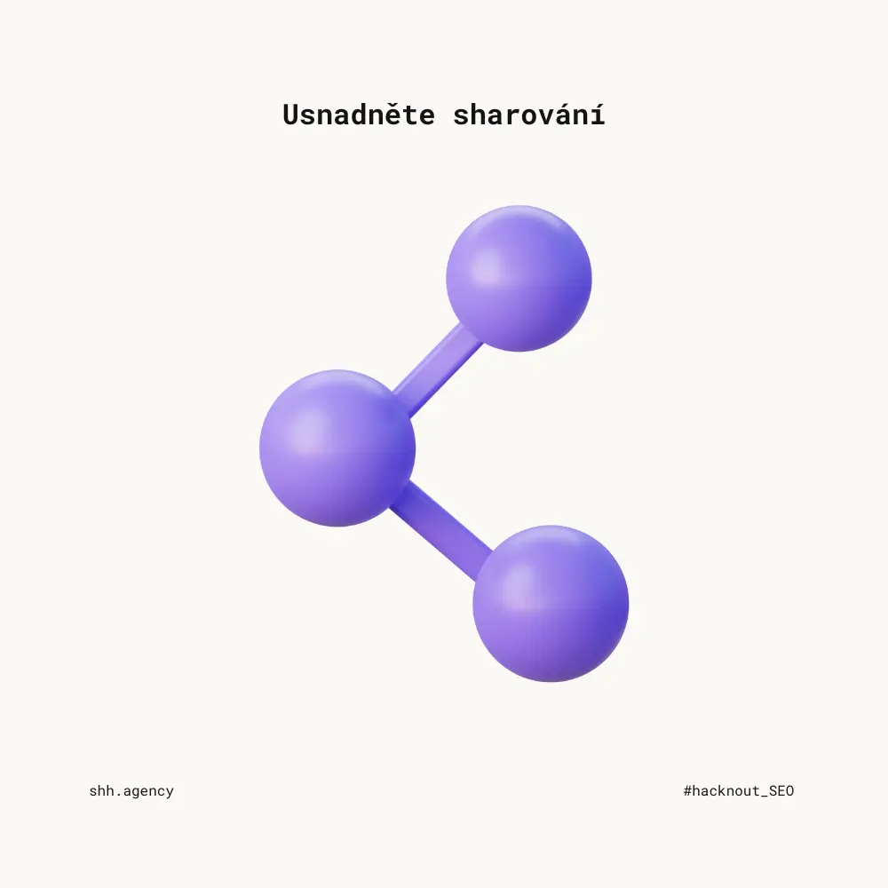 Usnadněte sharování shh.agency